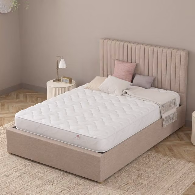 Catherine Lansfield Bonnell Luxe White Hybrid Memory Foam Mattress, W/D/H: 120 x 200 cm – 1