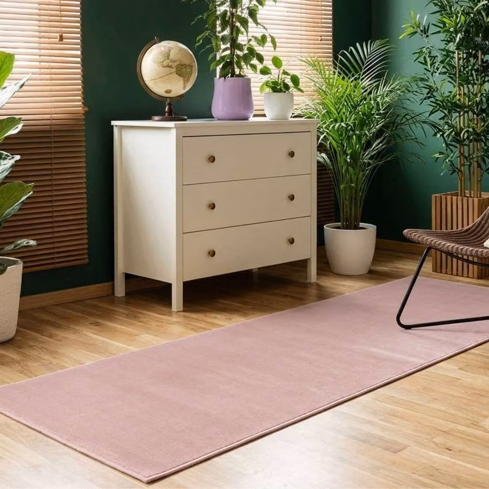 THE RUGS Maestro Collection Solid Design Pink Rug, W: 120 cm, L: 170 cm – 2