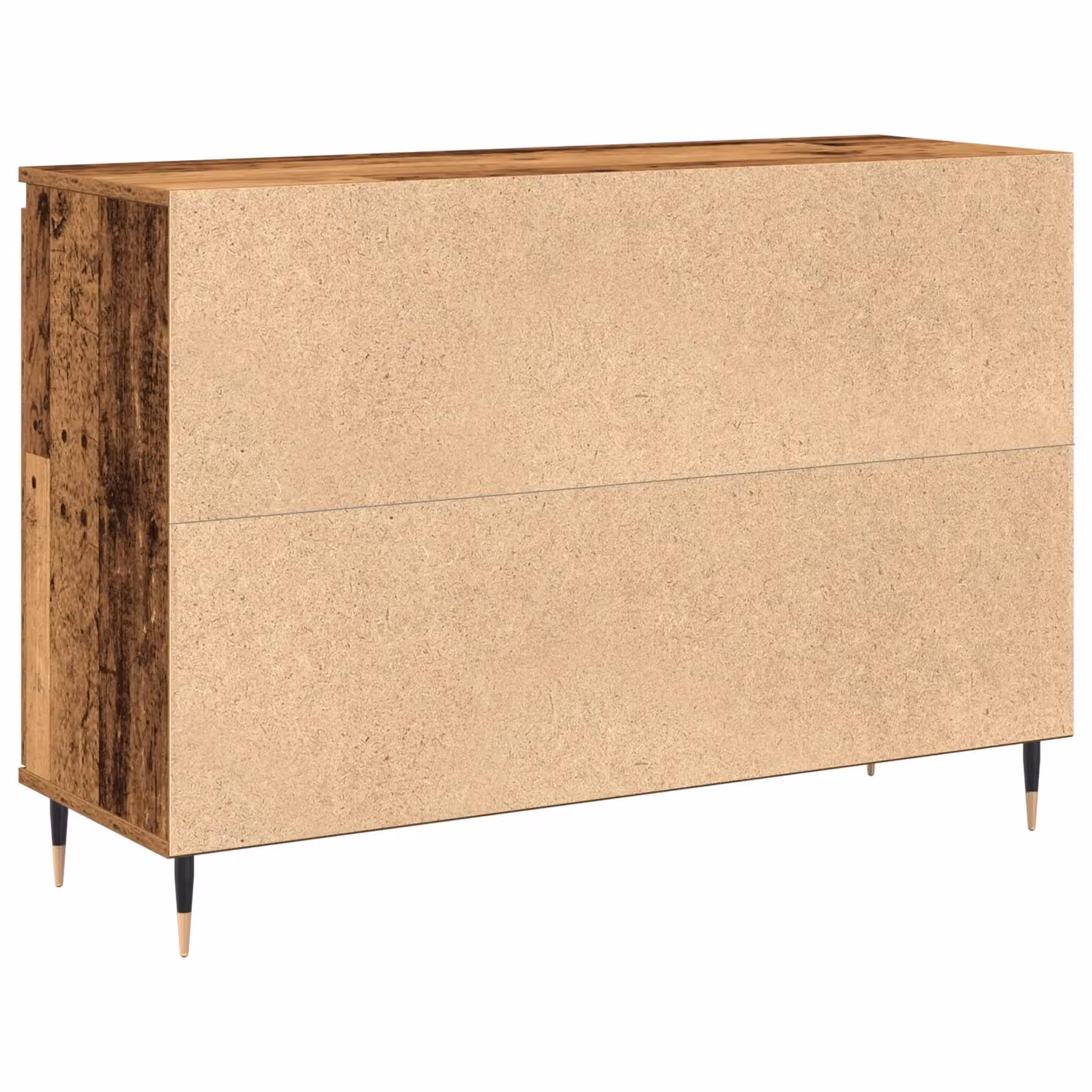 Berkfield Home Rustic Wood Sideboard with Doors and Drawers, Brown, W/D/H: 5 x 35 x 70 cm – 4