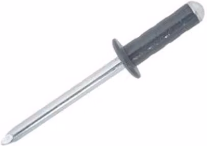 JRP Riveting Products Aluminium and Steel Dome Head Multigrip Rivets, Dark Grey, 4.8 x 15 mm