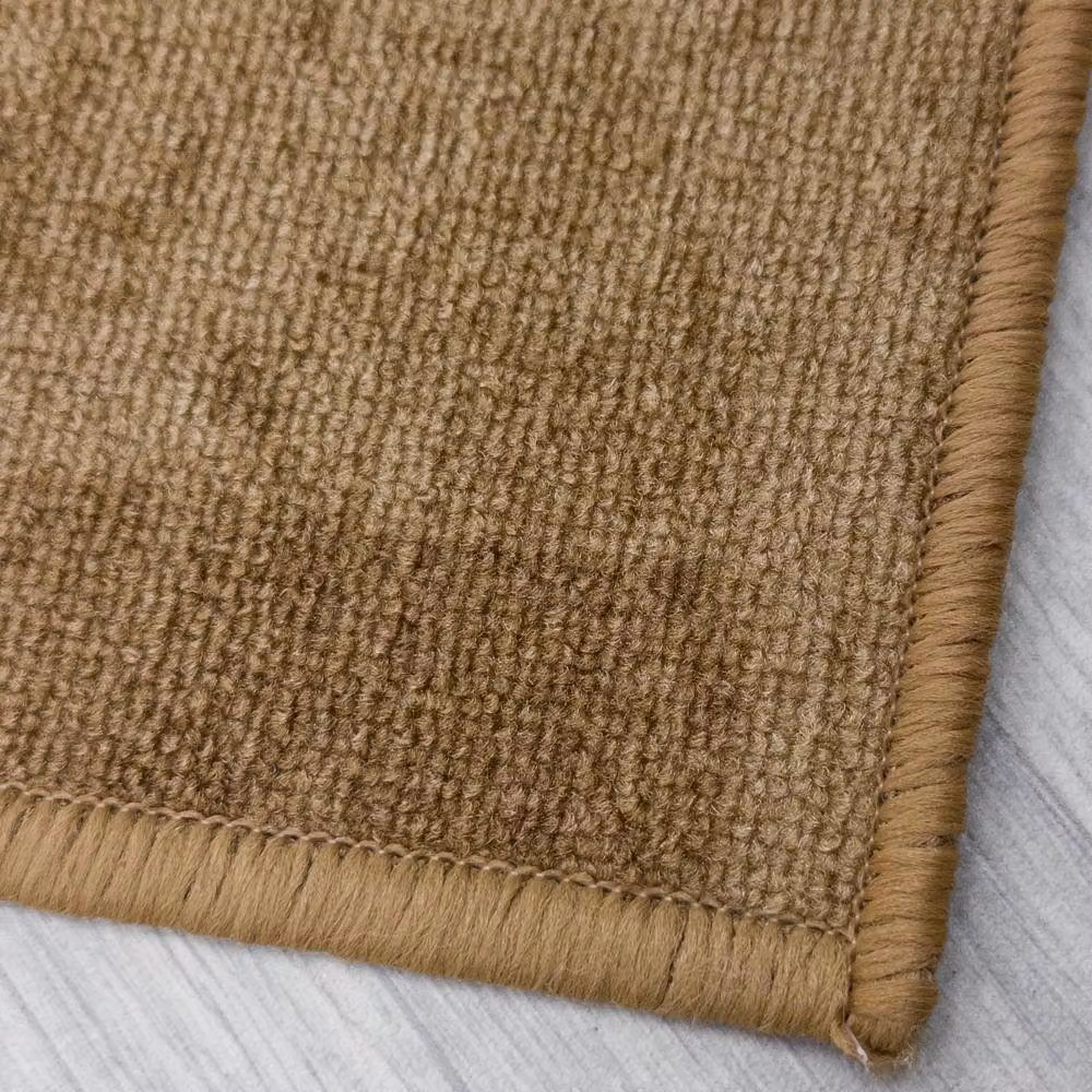 runrug Icona Hallway Runner Rug in Light Brown, Non-Slip and Hardwearing, W: 66 cm, L: 390 cm – 3