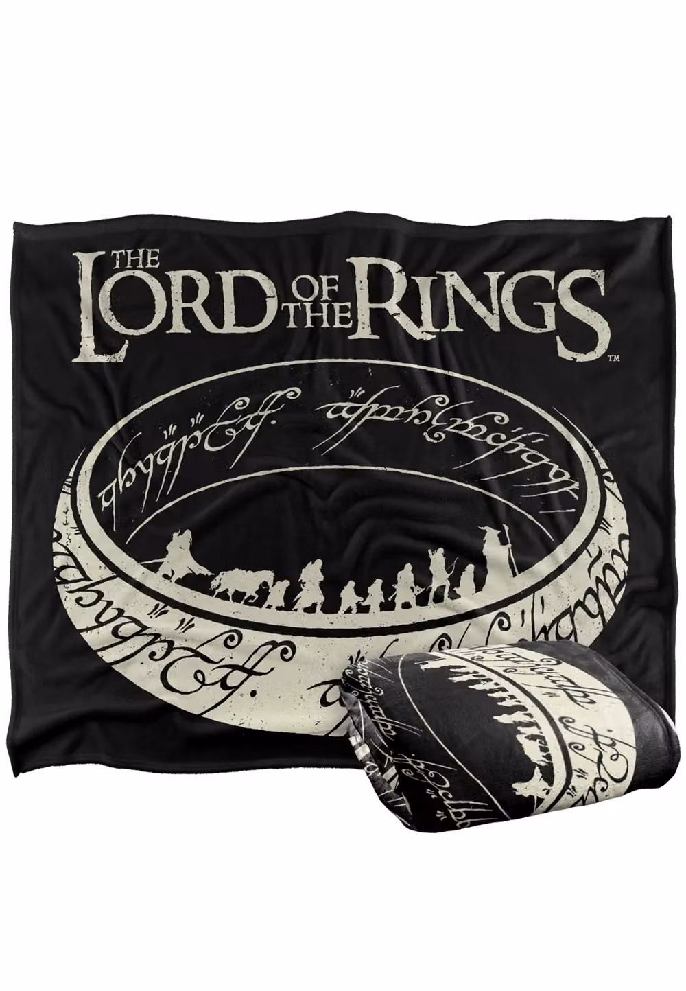 Logovision Lord of the Rings White Silky Touch Super Soft Fleece Throw Blanket W/D/H: 152 x 127 cm – 7