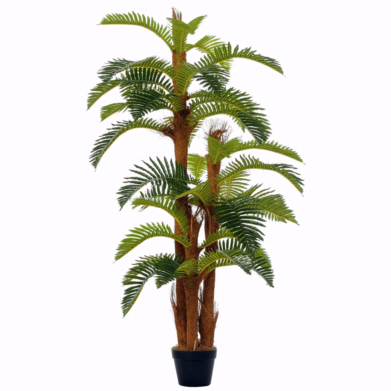 Outsunny Artificial Green Fern Plant Tree, Height: 150 cm – 3