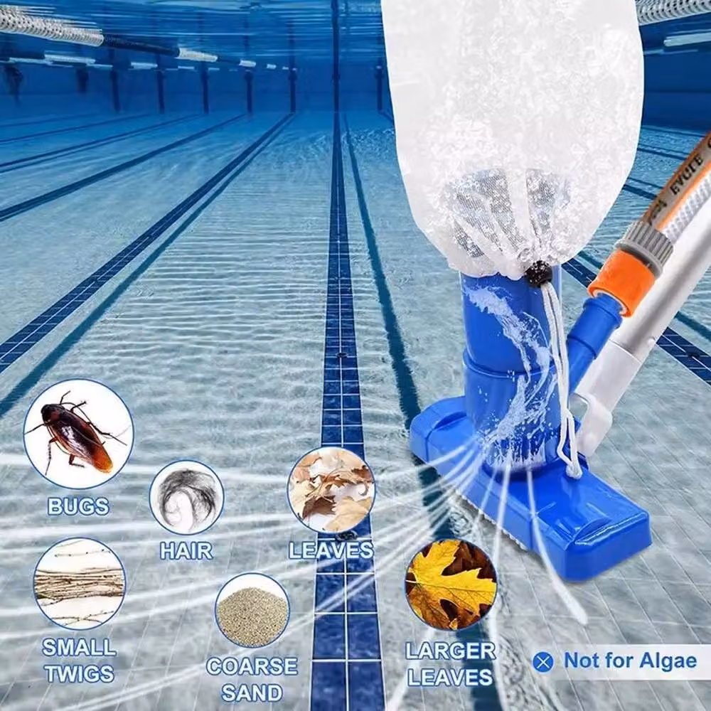 Kelvenix Manual Suction Swimming Pool Vacuum Cleaner in Blue – 3