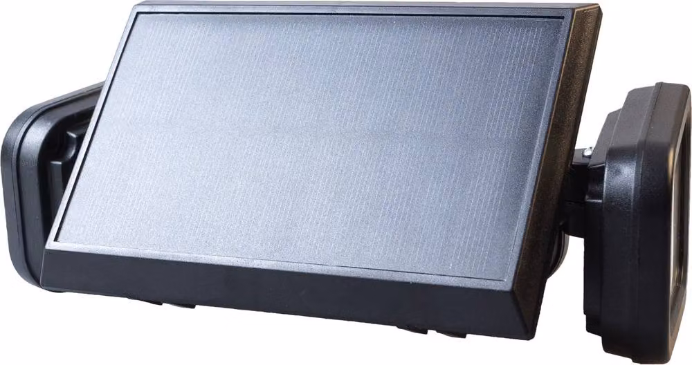 St Helens Home & Garden Solar Powered Motion Sensor Wall Security Light with 74 LEDs in Black – 11