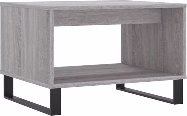 Berkfield Home Grey Sonoma Coffee Table, W: 60 cm, D: 50 cm, H: 40 cm