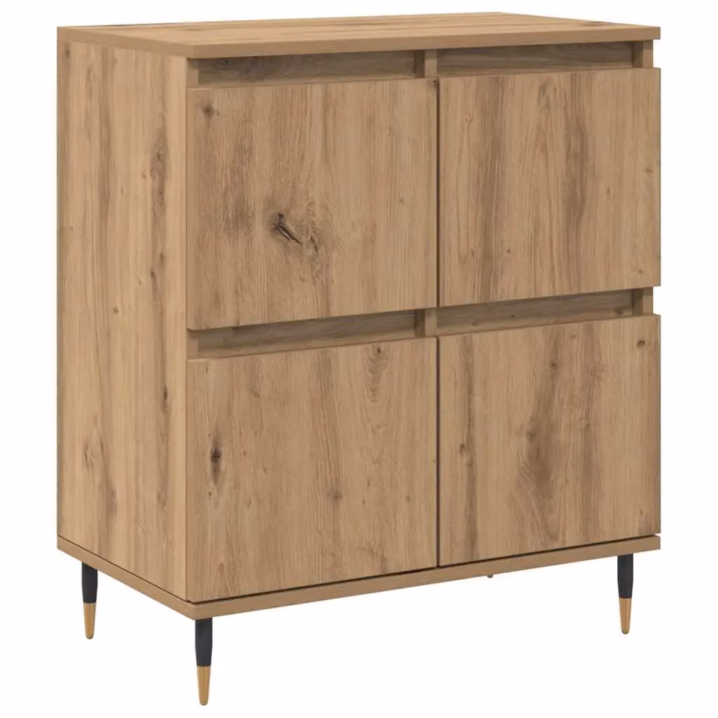 Berkfield Home Modern Sideboard with Storage Door in Brown, W: 60 cm, D: 35 cm, H: 70 cm – 2