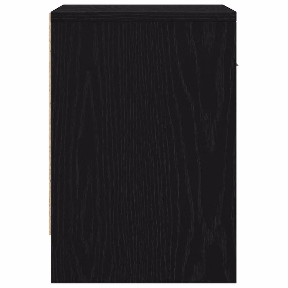 Berkfield Home Durable Bedside Cabinets with Drawer, 2 Pack, Black, W: 39 cm, D: 28 cm, H: 41 cm – 5