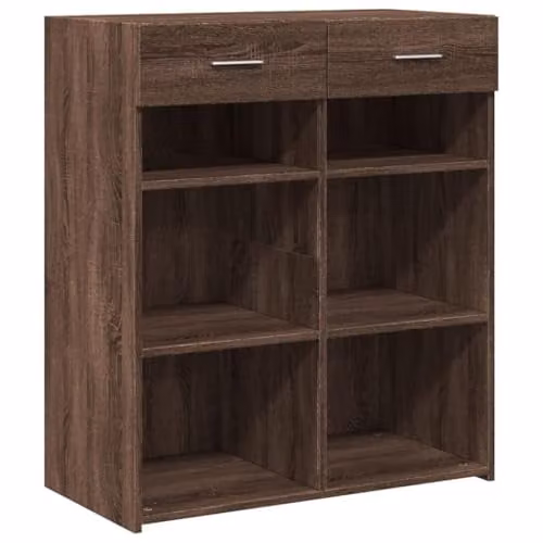 vidaXL Classic Sideboard in Brown, W/D/H: 80 x 42.5 x 93 cm