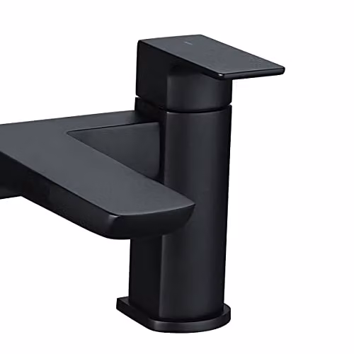 Nes Home Keninton Two-Handle Bath Filler Tap in Matt Black – 4