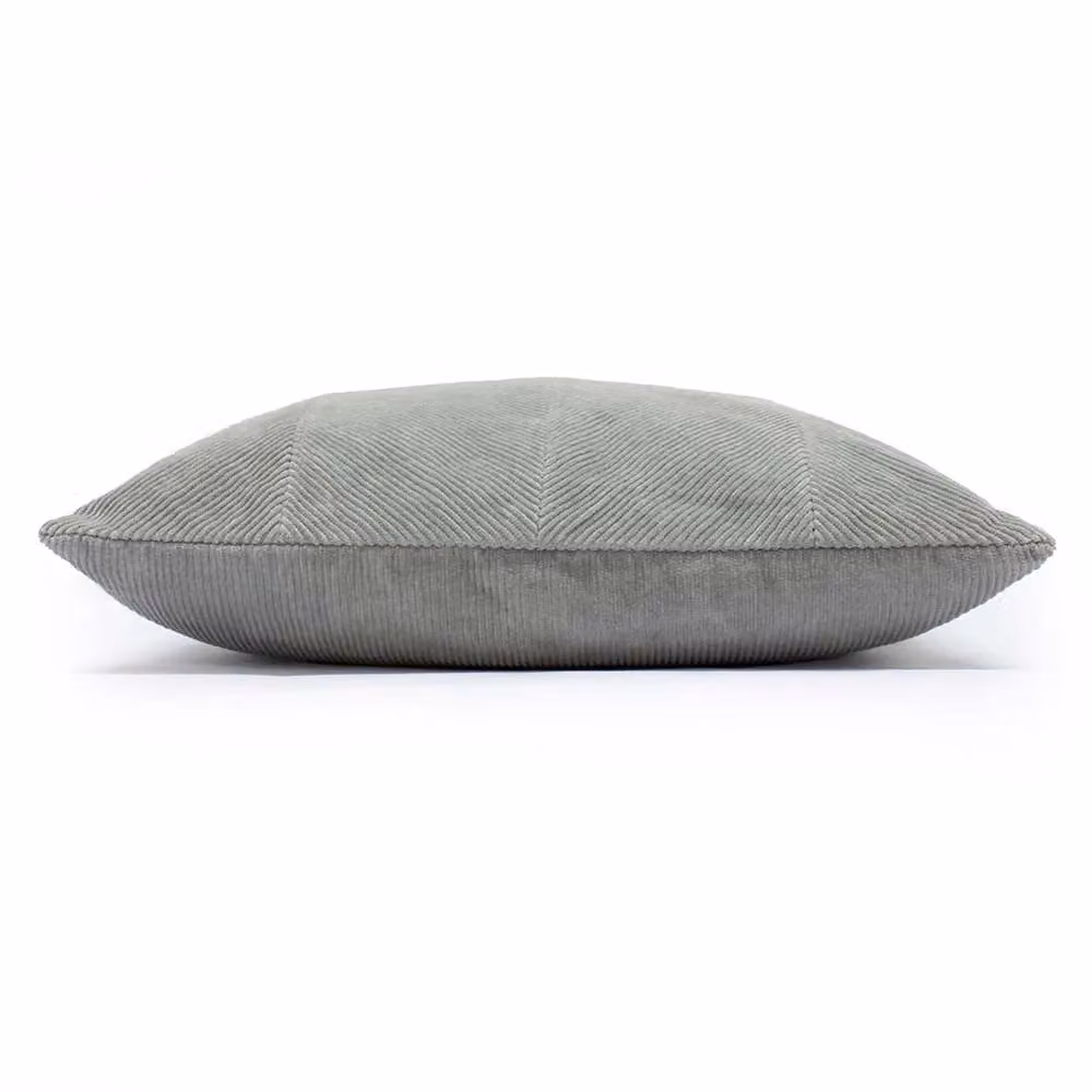 Furn Jagger Grey Corduroy Cotton Square Cushion, W/D/H: 45 x 45 x 45 cm – 2