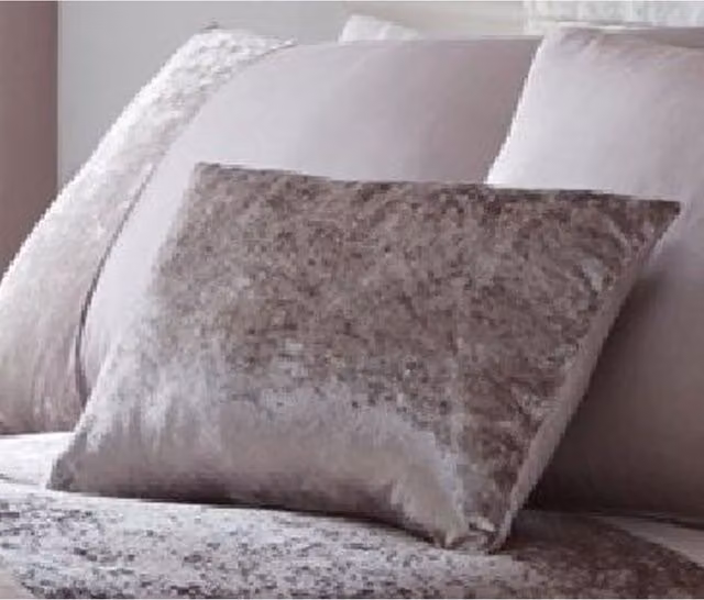 Portfolio Home Boulevard Square Velvet Cushion in Brown
