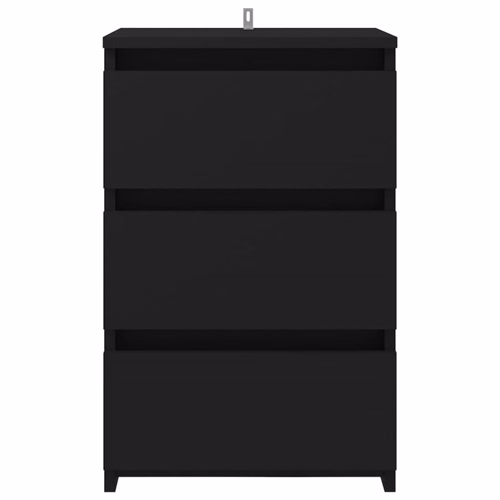 Berkfield Home Black Bed Cabinet in MDF, W/D/H: 40 x 35 x 62.5 cm – 3