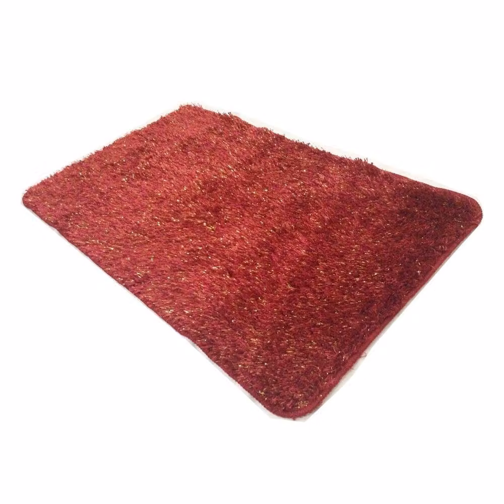 Velosso Shimmer Red Non-Slip Microfibre Bathmat – 2