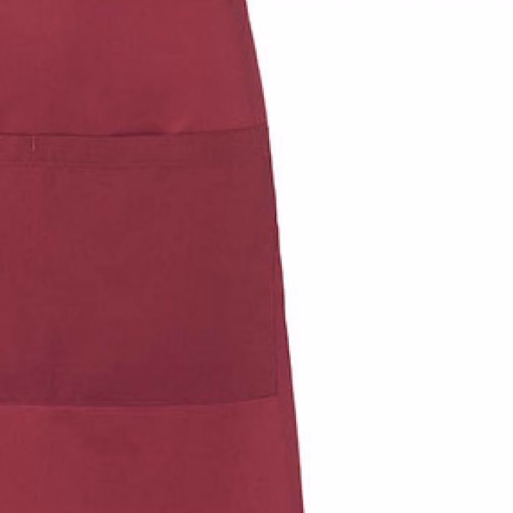Karlowsky Double Pocket Bistro Apron in Burgundy Red – 2