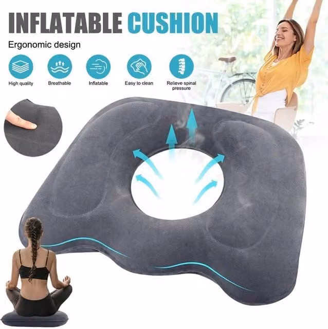 SPETLEK Grey Contoured Wheelchair Seat Cushion, W/D/H: 190 x 100 cm – 1