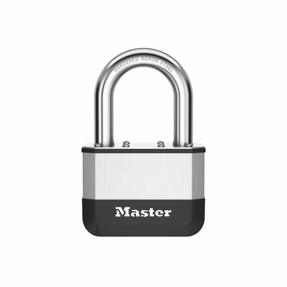 Master Lock Elite Laminated Padlock in Black, 67mm – 2