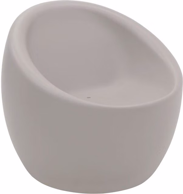Tramontina Oca Lounge Chair in Grey Plastic