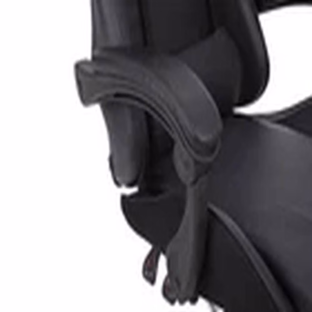 EONLION Ergonomic Gaming and Home Office Chair in Black with Adjustable Headrest and Armrests – 2