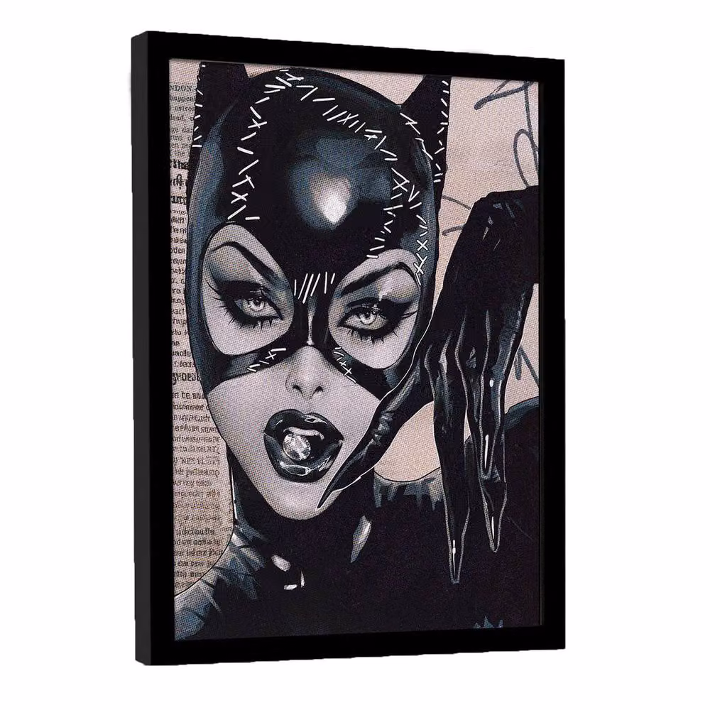 DC Comics Catwoman Pearl Framed Paper Poster in Black – 2