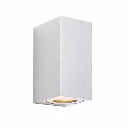Nordlux Canto White Metal Outdoor Wall Light for Garden with GU10 Socket and IP44 Rating – 1
