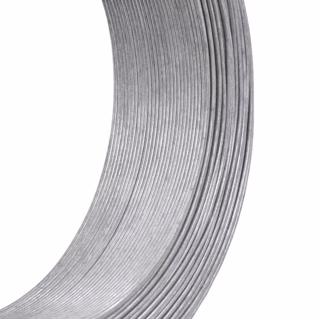 Berkfield Home Silver Galvanised Steel Fence Binding Wire, 250 m, 2.5 mm – 2