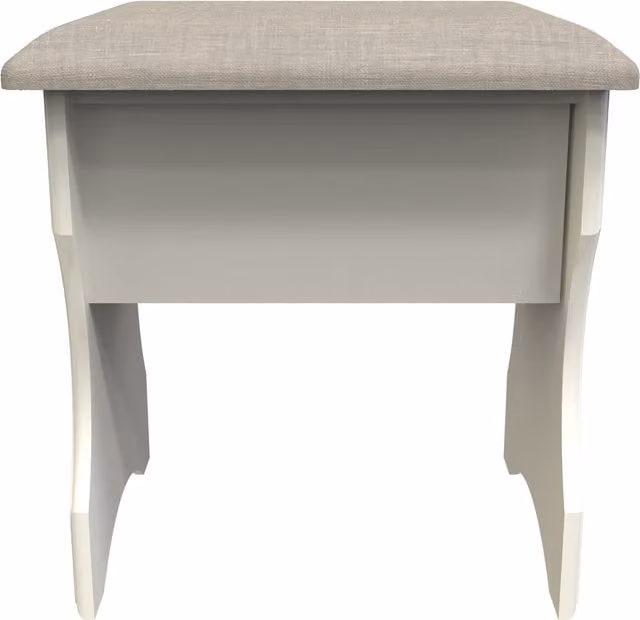 Pembury Dressing Table Stool in Cream Ash by Welcome Furniture Ltd. – 1