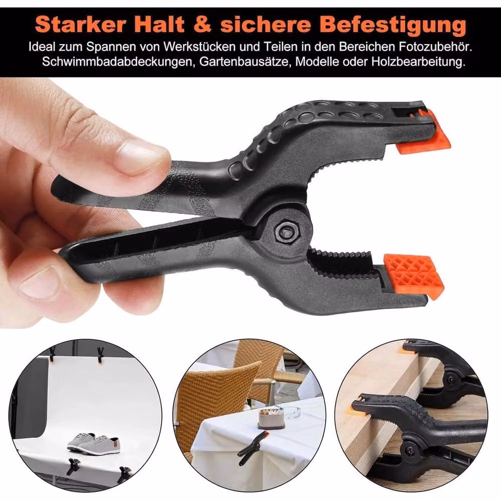 SPETLEK 26X Heavy Duty Spring Clamps 25pcs 2 inch Black – 5