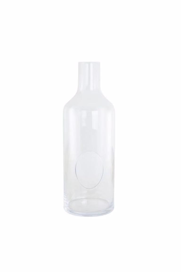 KDMD Glass Tabletop Terrarium in White and Clear, 42 cm