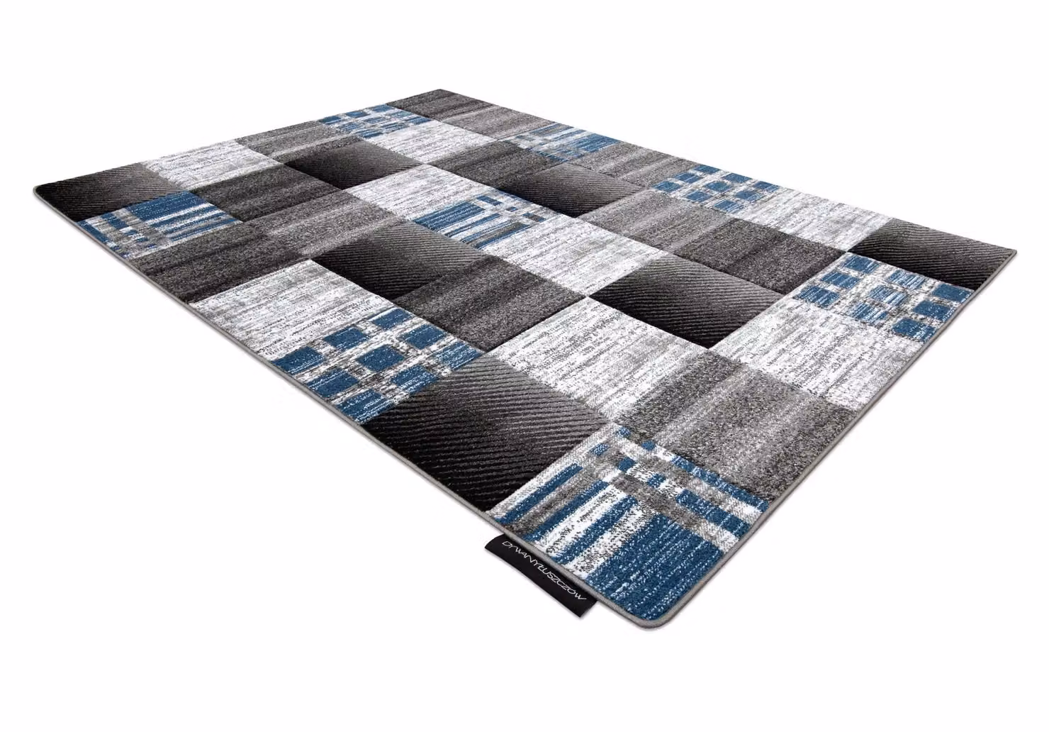 RugsX Alter Geometric Blue Rectangular Rug, W: 80 cm, L: 150 cm – 4