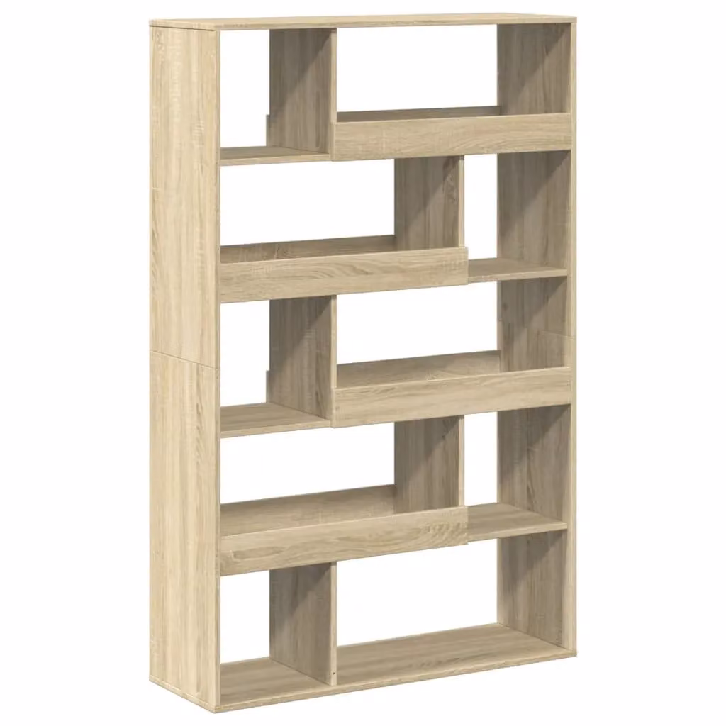 Berkfield Home Sonoma Oak Room Divider in Brown, W/D/H: 100 x 33 x 156.5 cm – 2