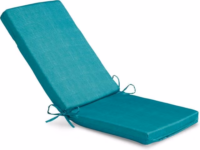 Luxury Living Water Repellent Outdoor Full Chair Pad with Removable Cover, Green
