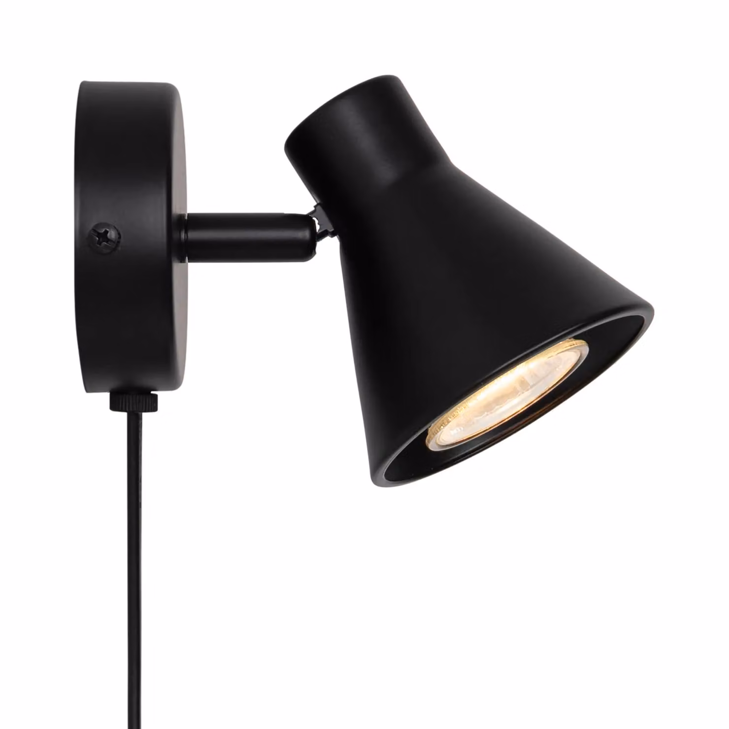 Nordlux Eik Adjustable Black Metal Wall Light with GU10 Mains Connection – 2