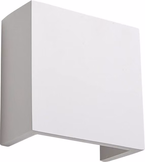 First Choice Lighting Michele White Plaster G9 Up and Down Wall Light