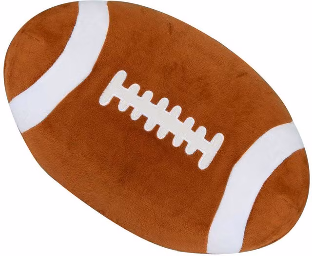 VFM e-Store Brown Plush American Football Wall Decoration, W: 41 cm, H: 34 cm – 1