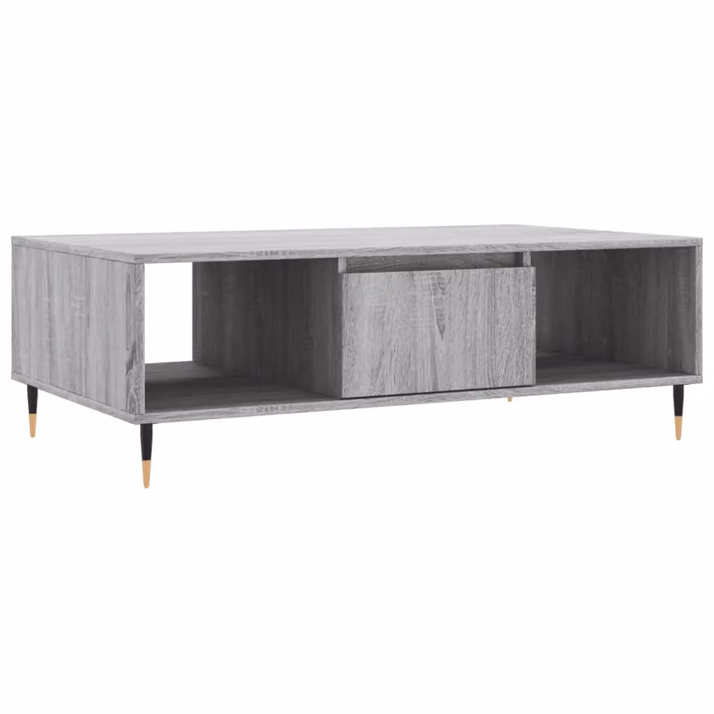 Berkfield Home Grey Sonoma Coffee Table, W: 104 cm, D: 60 cm, H: 35 cm – 2