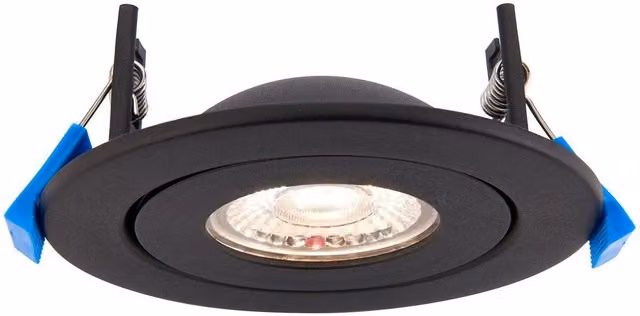 Netlighting Shield360 4CCT Tri Wattage 8W LED Recessed Downlight, Matt Black, IP44, Dimmable and Adjustable – 2