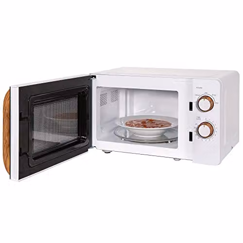 Russell Hobbs RHMM713 Scandi Manual Solo Microwave, White – 6