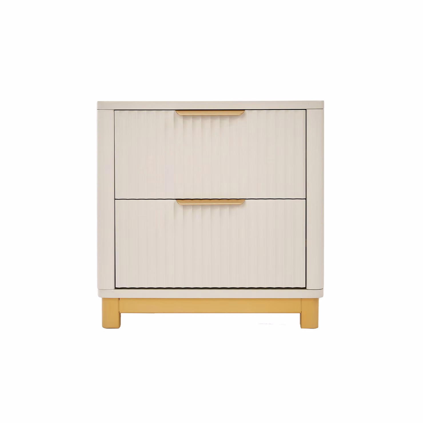 Cabinet Bits Molino 2 Drawer Bedside Table in White – 4