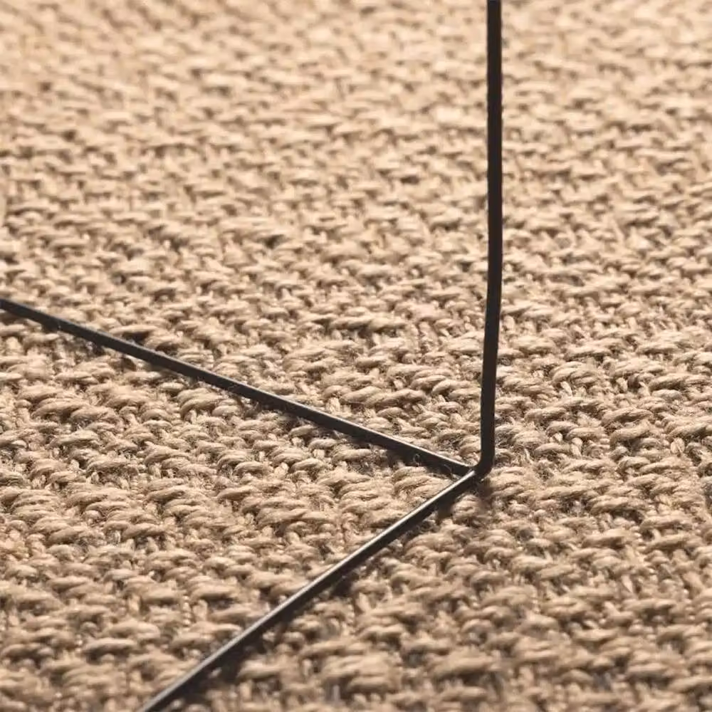EONLION Brown Jute Look Polypropylene Rug, W: 120 cm x D: 170 cm – 3