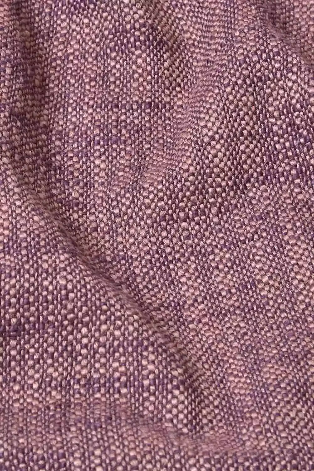Homescapes Nirvana Slub Cotton Woven Throw in Mauve, W/D: 225 x 255 cm – 2