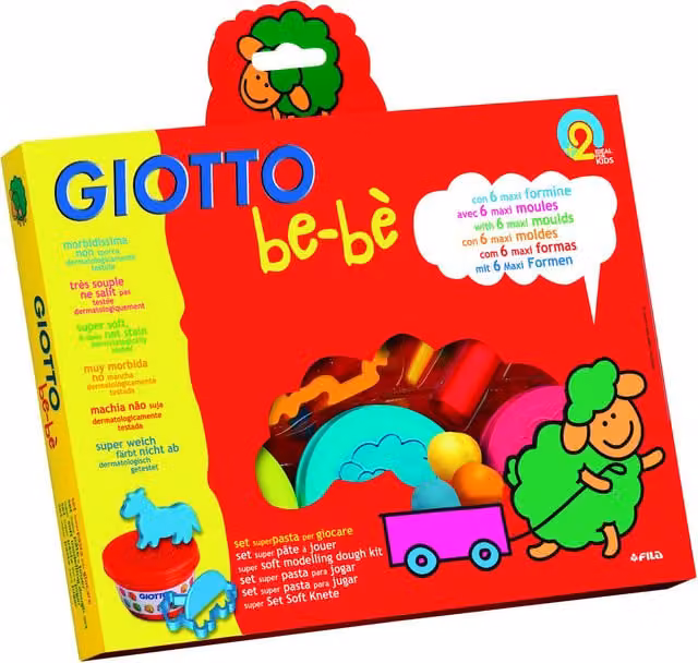 Giotto be-be My First Creations 11 Piece Modelling Set in Multi Colour
