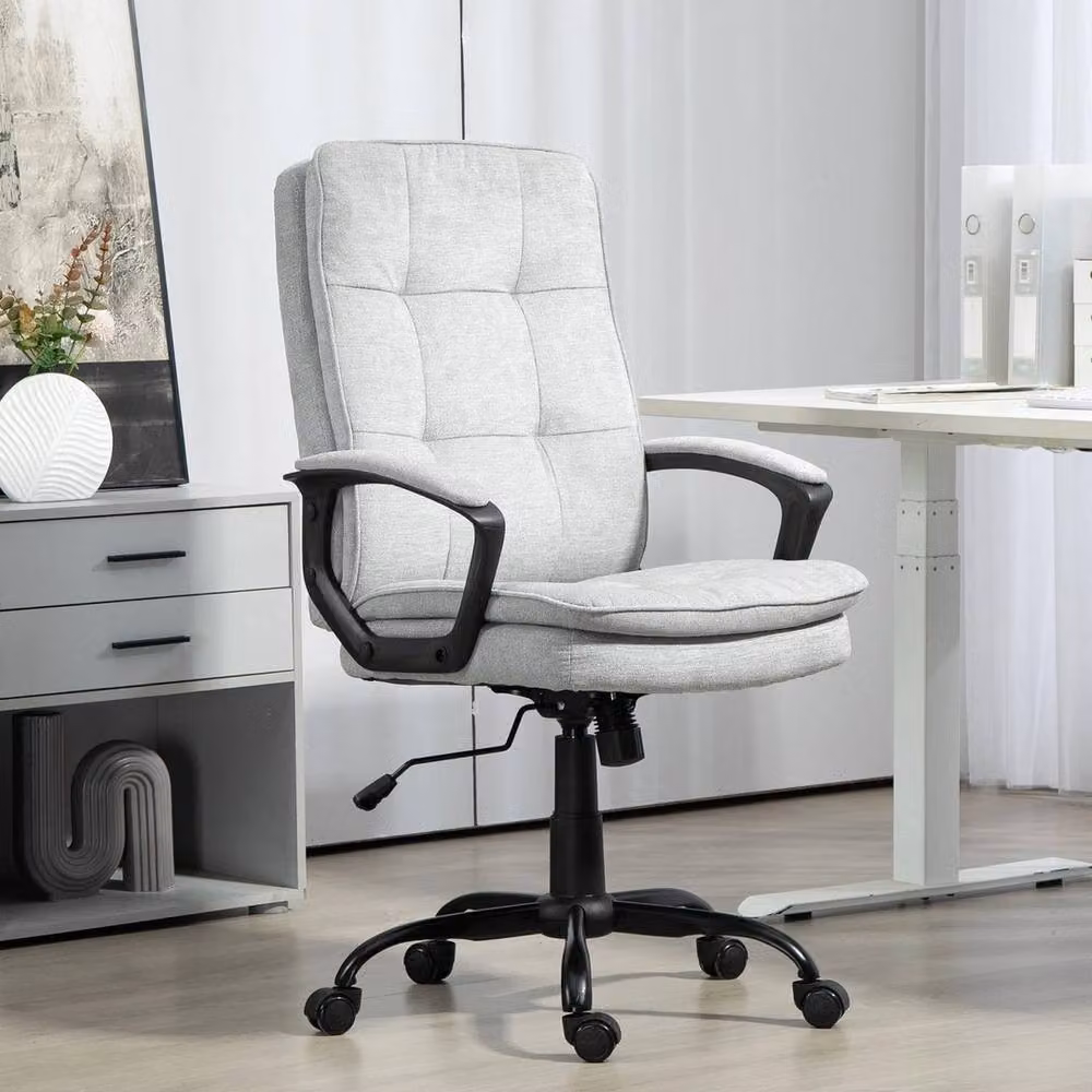 Kelvenix Grey Fabric Executive Office Chair for Home Office – 4