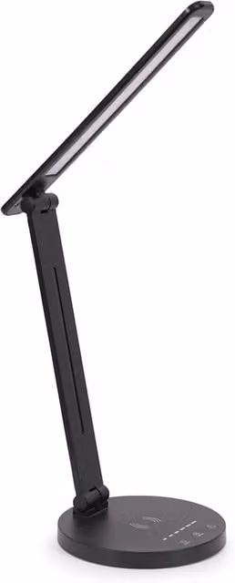 Kiko Black Adjustable LED Desk Lamp with Dimmable Touch Control