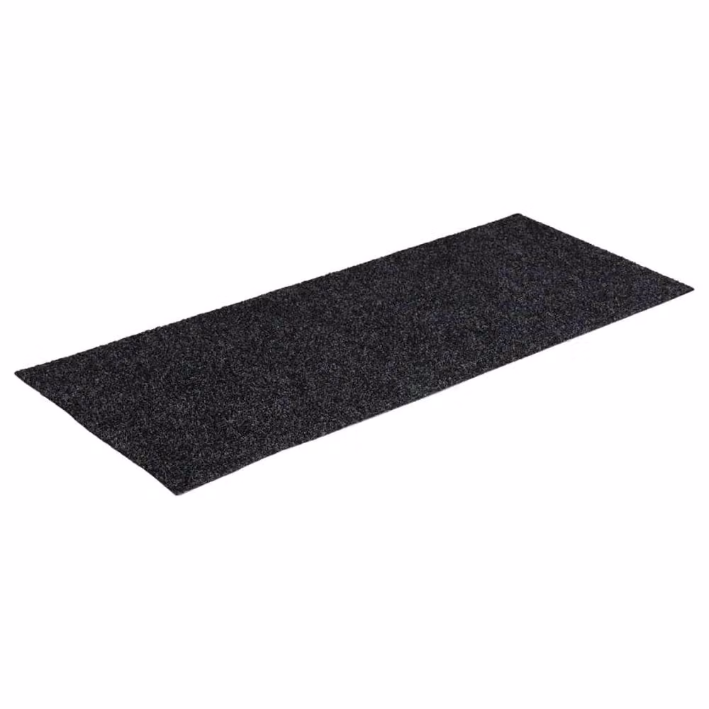 Berkfield Home Self-adhesive Rectangular Stair Mats, 15 Pieces, Grey, W: 60 cm, D: 25 cm – 2