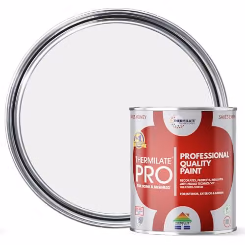 Thermilate Technologies PRO FLEX All-in-One Multi-Surface Paint and Primer, Rock Salt, Matt, 1 l
