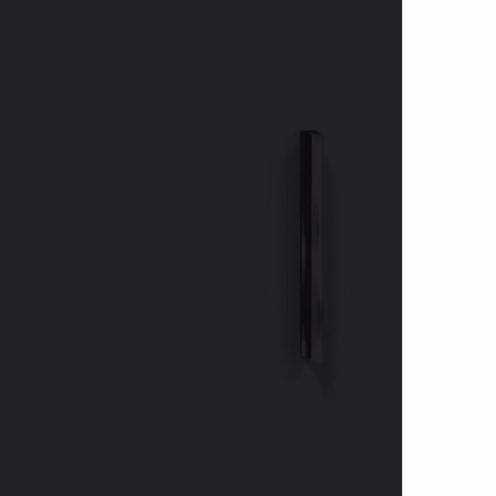Berkfield Home Modern Black Sideboard in Matt Engineered Wood W/D/H: 34.5 x 34.5 x 90 cm – 5
