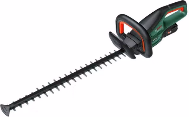 Bosch UniversalHedgeCut 18V-55 Cordless Reciprocating Hedge Trimmer, Green – 1