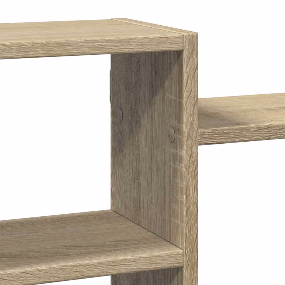 Berkfield Home Sonoma Oak Wall Shelf in Beige, W/D/H: 129 x 18 x 42 cm – 4