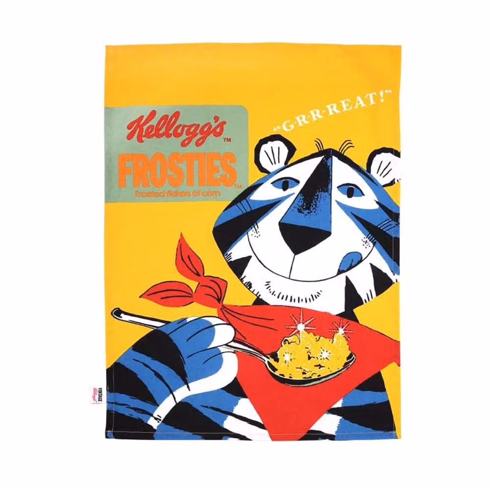 Dexam Retro Graphic Set of 2 Multicolour Tea Towels – 2